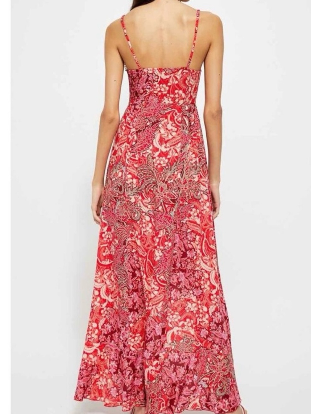 NWOT Free People Intimately Revolve S/P Forever Yours Smocked Slip Maxi Dress - Picture 8 of 15